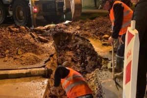 Sanacija gubitka u ulici Bana Jelačića u  Zadru (noćni rad)